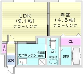 ブランノワールN14．exeの物件間取画像